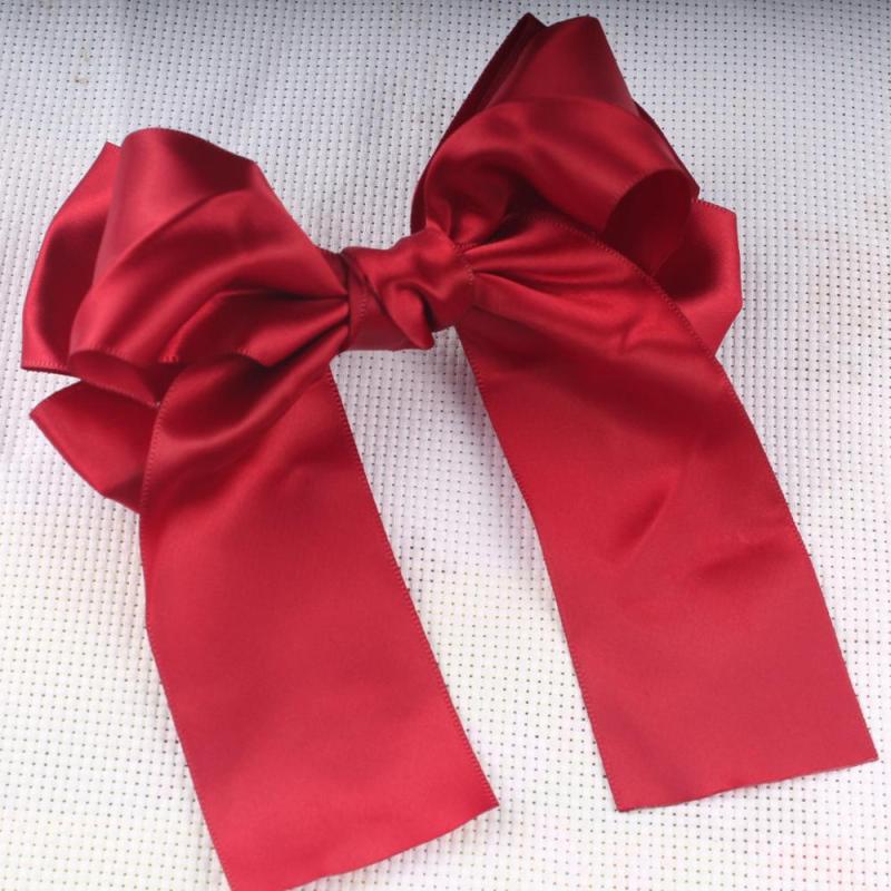 Wholesale korean ladies Womens accessories Ribbon Bow Hair Clips for Girls