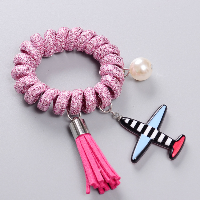Tassel pearl Glitter sequin hair cord Accessories women Hair Coil Rings hair ties Tassel pearl Glitter sequin hair cord Accessories women Hair Coil Rings hair ties