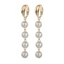 2019 American fashion jewelry for women elegant white pearl drop simple earrings