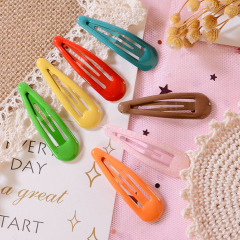 New children hair accessories alloy Water drop clip triangle hair clip