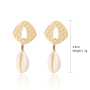 Bohemian Shell Conch Drop Jewelry Earrings for Women BOHO Dangle Wedding Bohemian Shell Conch Drop Jewelry Earrings for Women BOHO Dangle Wedding