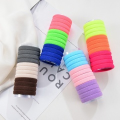 Candy colored wholesale hair accessories custom elastic hair tie boxed children's headwear hair tie for kid Candy colored wholesale hair accessories custom elastic hair tie boxed children's headwear hair tie for kid