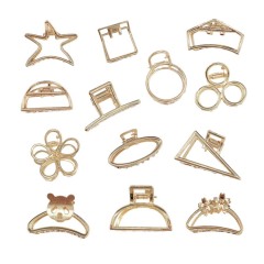 Fashion Women Hair Accessories Small Size Metal Geometric Simple Hair Claws Fashion Women Hair Accessories Small Size Metal Geometric Simple Hair Claws