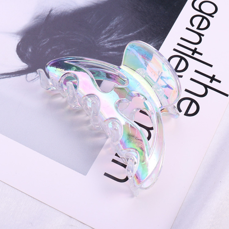 2020 new fancy woman girls large transparent hair accessories white hair claws 2020 new fancy woman girls large transparent hair accessories white hair claws