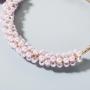 Fashion Trendy Bohemia Round Women Jewelry Pearl Big Circle Hoop Earrings