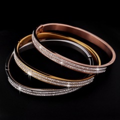 High quality Women's Jewelry Stainless Steel Bracelet Zircon Bracelet High quality Women's Jewelry Stainless Steel Bracelet Zircon Bracelet