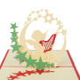 Custom Cheap laser cut 3D pop up birthday Cards Custom Cheap laser cut 3D pop up birthday Cards