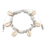 Wholesale Hawaii beach foot jewelry white sea shell sea star anklets chains for girls