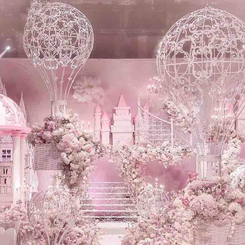 Hot air balloons Iron flower stand wedding decoration/window display Hot air balloons Iron flower stand wedding decoration/window display