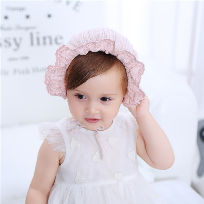 2-8 months baby princess hat newborn cotton hat ear protector elastic hat 2-8 months baby princess hat newborn cotton hat ear protector elastic hat