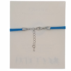 Amazon custom charm leather GYMNASTICS rope adjustment bracelet for women men's with blessing card