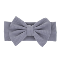 2019 Alice baby multi colorful fluffy elastic bow knot hairband girls hair accessories
