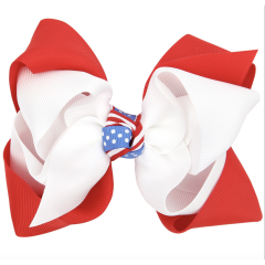 2020 Wholesale angle beauty ribbon baby knot bow hairgrips girls accessories hair clips
