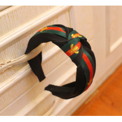 New Vintage Hair Accessories headband Bowknot strip bee hair bands pearl