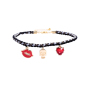 Wholesale women gift jewelry  cool girl skull style enamel sets necklace