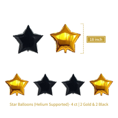 Happy Retirement Banner Latex Balloons Gold Foil Curtain Party Decorations set