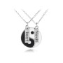 wish Amazon best fashion women mens chain best friend necklace set