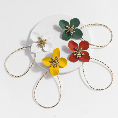 2019 fashion flower women fashion earring designs new model earrings
