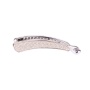 Fashion full diamond toothed  pearl crystal headdress decoration vertical hair claw ponytail clips