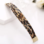 Wholesale Fashion Multilayer Wide jewelry Leopard Leather Bracelet For Women Wholesale Fashion Multilayer Wide jewelry Leopard Leather Bracelet For Women