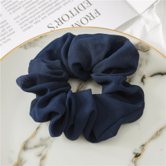 Summer custom Solid color girls hair accessories hair ties Elastic Chiffon hair Scrunchies for women