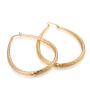 Wholesale fashion elegant temperament 18k gold plated drop shape copper ladies earring Wholesale fashion elegant temperament 18k gold plated drop shape copper ladies earring