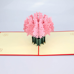 logo size color custom christmas birthday gift laser cut handmade greeting 3d pop up card