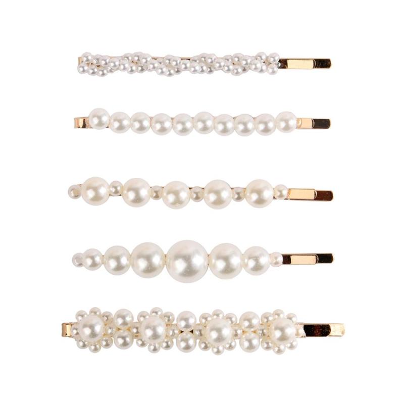 Women Geometric Shape wedding Metal Hair Accessories pear Hair pins