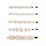 Women Geometric Shape wedding Metal Hair Accessories pear Hair pins
