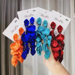 2020 custom fashion fancy girls women red jewelry long tassel for women
