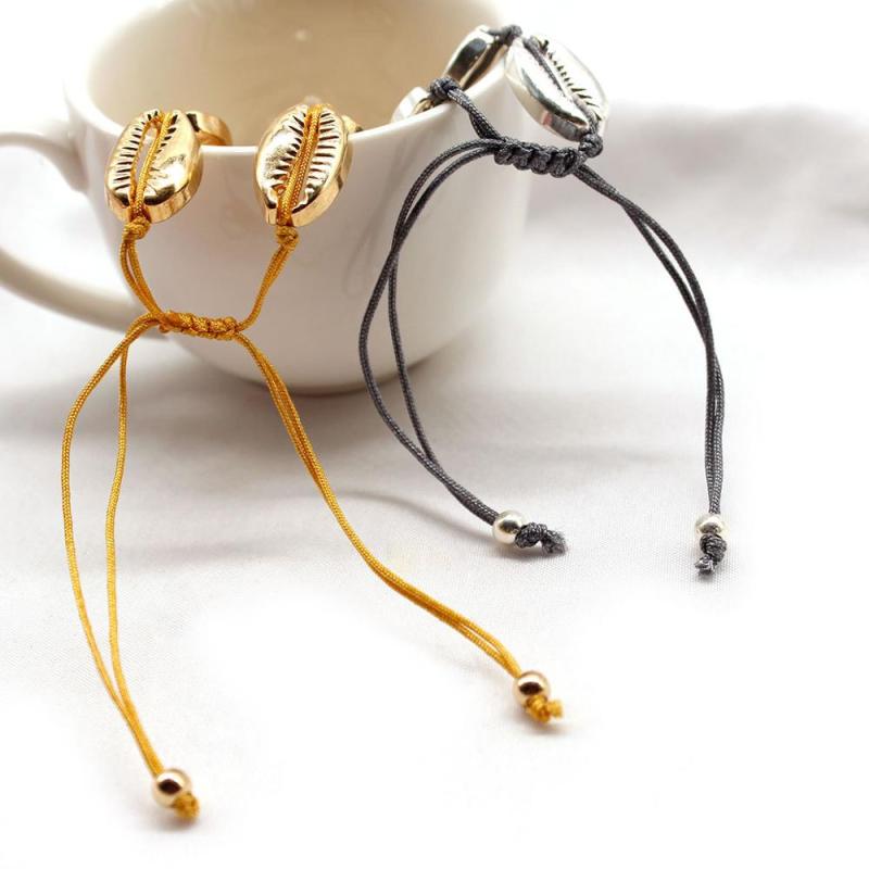 2020 Trendy Summer Jewelry Handmade Bohemia Women Adjustable Sea Shell Bracelet