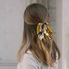 Hot-saling Wholesale Fashion Hair Scrunchies Beautiful Printing Hair Ties For Women