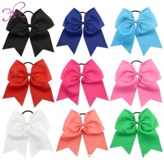 Children's oversized 20cm swallowtail ribbon bulk hair ties bow elastic ribbon for hair ties for girls