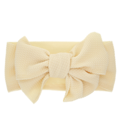 New born baby eco-friendly multi colorful elastic bow knot hairband kids girls hair accessories