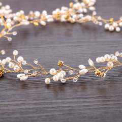 Fashion 1M pearl metal silver jewelry hair accessories Wedding Bridal Headbands