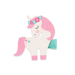 Children's cartoon princess mermaid super cute animal fabric kids hair clip for baby girls