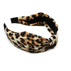 Winter Girls Hair Accessories Leopard Print Hair Band Velvet Headband