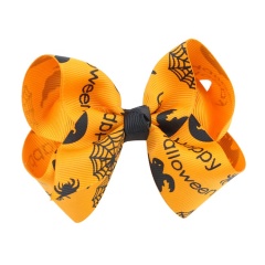 Kids's hair accessories set oem hair pin halloween ornaments children's bow bubble flower hairpin