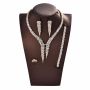 2019 new aaa Bridal wedding earrings bracelet zircon jewelry set 2019 new aaa Bridal wedding earrings bracelet zircon jewelry set