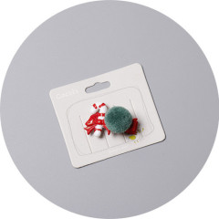 wholesale fashion christmas safety ball child kid baby girls hair clips