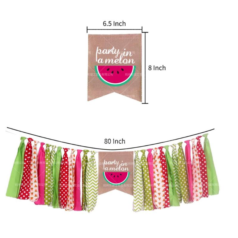 Watermelon Banner latex aluminum balloon baby 1st Birthday Party suppliers Watermelon Banner latex aluminum balloon baby 1st Birthday Party suppliers
