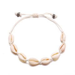 fashion Ins Amazon top sell Cheap Jewelry rope Bangle beach sea bracelet shell