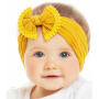 wholesale plain elastic children hair accessories flowers headbands