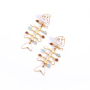 2019 China wholesales customized latest designs fish shaped earrings