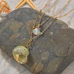 Handmade beautiful women beach holiday cowrie natural shell pendant necklace