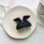Women Macarons Non Slip baroque Girls Plastic bow Clamps  headwear Hair Claws