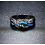 High quality Paris fashion accessories stainless steel jewelry opal ring High quality Paris fashion accessories stainless steel jewelry opal ring