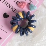 Popular cute elastic telephone line hair ties rubber material for hair extension