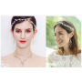 amazon ins fancy chinese custom wedding bridal accessories bridal with pearl comb pins