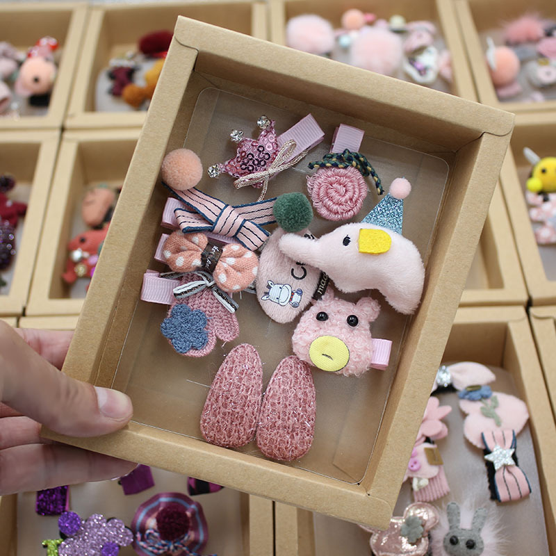 Fashion flower hair accessories hair clip set hairpin korea with box Fashion flower hair accessories hair clip set hairpin korea with box
